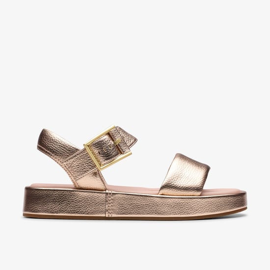 Sandalias metálicas en cobre Alda Strap - Image 1