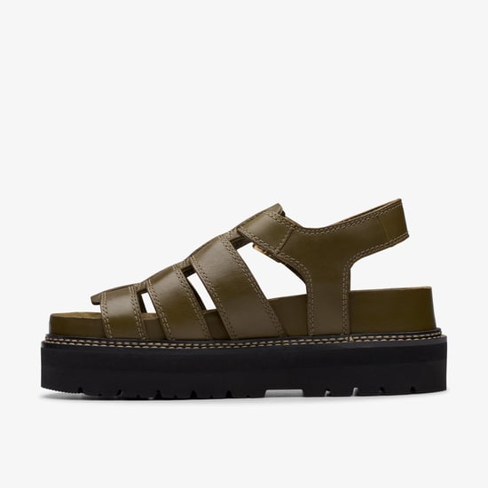 Sandalias Orianna Twist en Oliva Oscuro Lea - Image 2