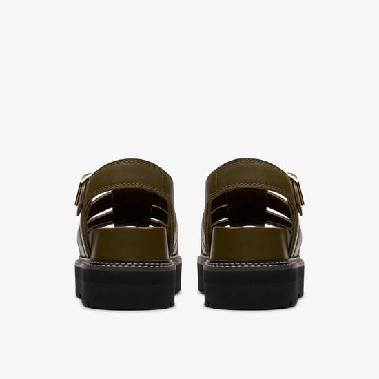 Sandalias Orianna Twist en Oliva Oscuro Lea - Image 5