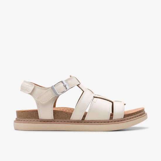Sandalias de Cuero Arwell con Crema Solar - Image 1