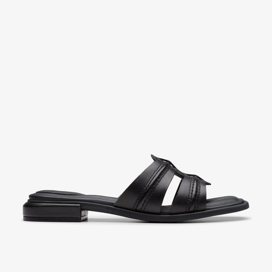 Sandalias de Cuero Negro Ariany Mule - Image 1