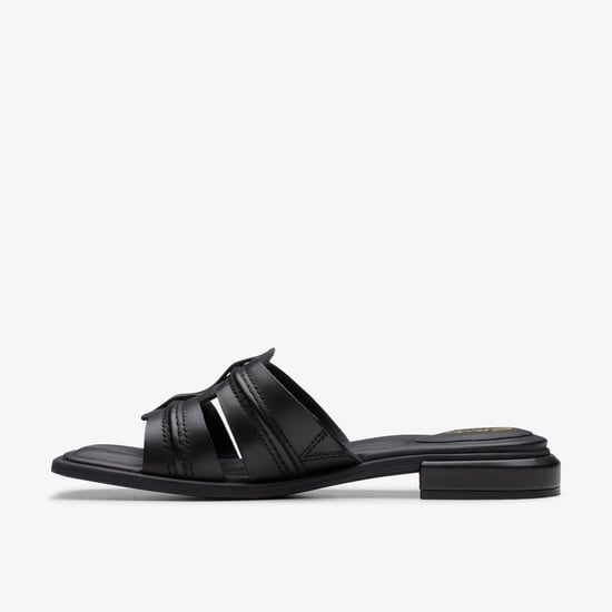 Sandalias de Cuero Negro Ariany Mule - Image 2