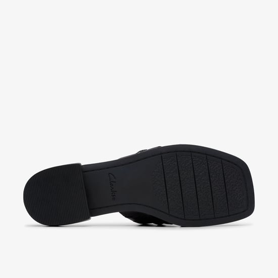 Sandalias de Cuero Negro Ariany Mule - Image 3