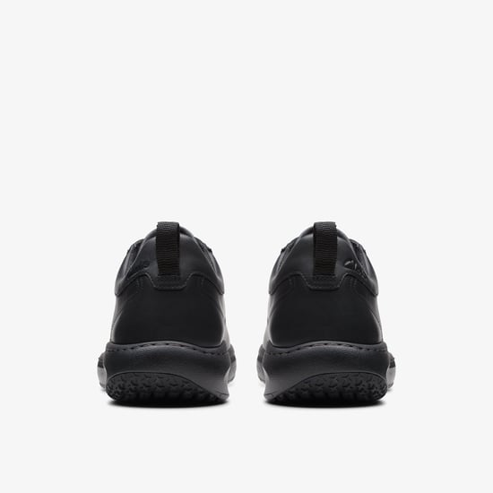 Zapatillas de cuero negro ClarksPro con cordones - Image 6
