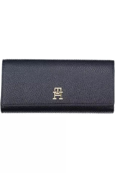 Th Cartera de Cuero Texturizado Azul Marino - Image 1