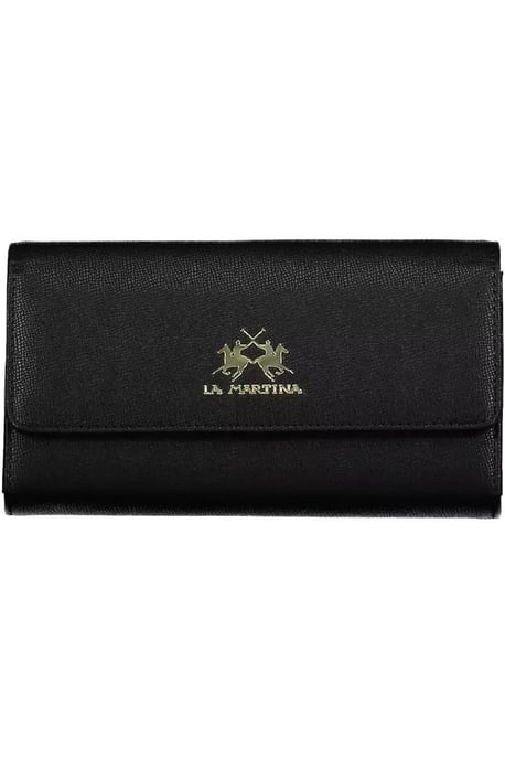 Cartera de Cuero Negro - Image 1