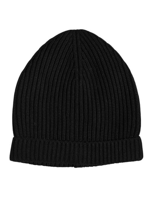 Gorro de Lana de Punto Acanalado - Image 2
