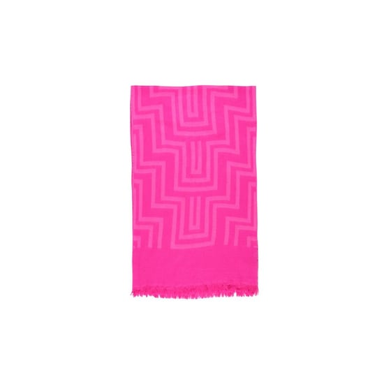 Bufanda de Patrón Geométrico Rosa - Image 2