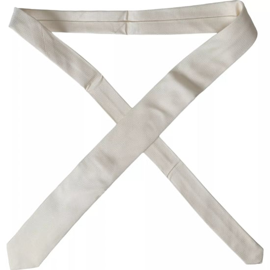 Corbata de seda con patrón tejido - Image 2