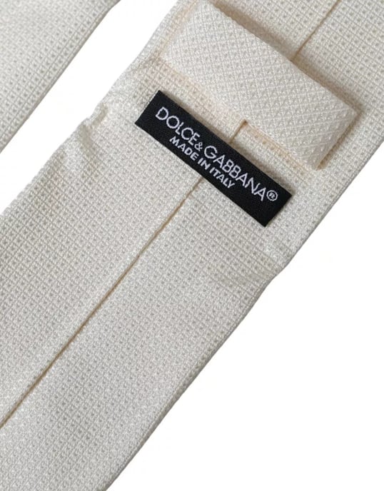 Corbata de seda con patrón tejido - Image 5