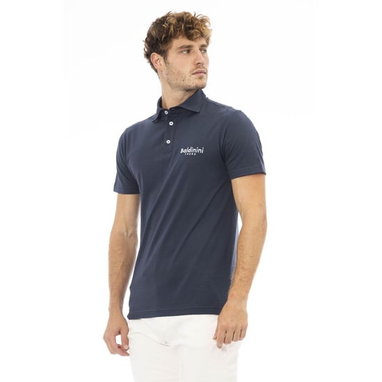 Polo de Hombre Baldinini Trend Azul de Algodón - Image 2