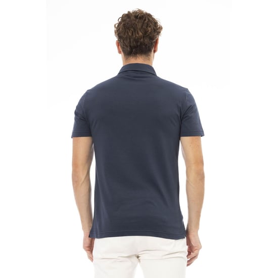 Polo de Hombre Baldinini Trend Azul de Algodón - Image 3
