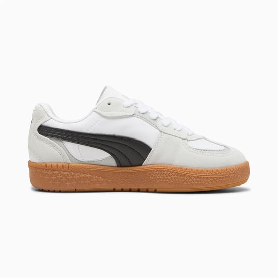 Zapatillas de mujer Puma Palermo Moda de cuero gris/negro - Image 1