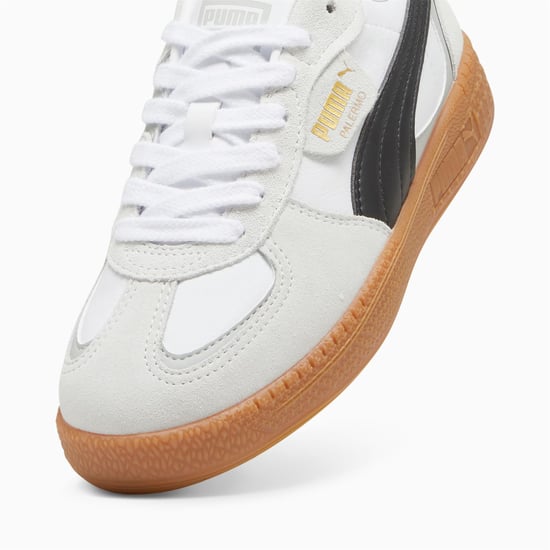 Zapatillas de mujer Puma Palermo Moda de cuero gris/negro - Image 3