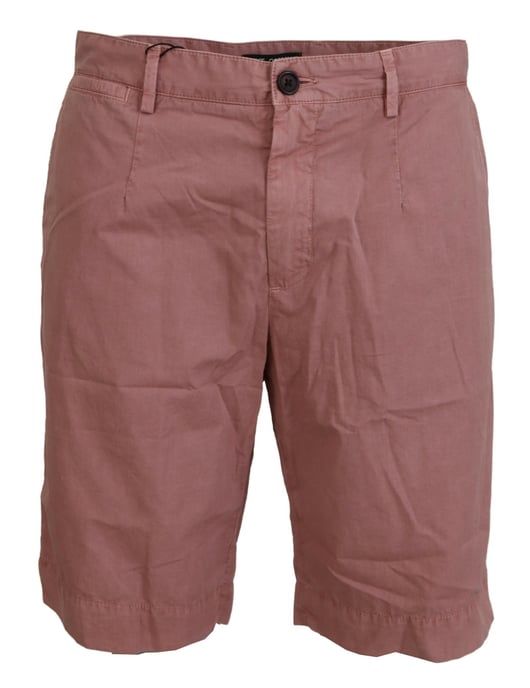 Pantalones Cortos de Algodón Estilo Sólido - Image 1
