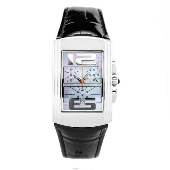 Reloj de Piel Negra Chronotech - Image 1