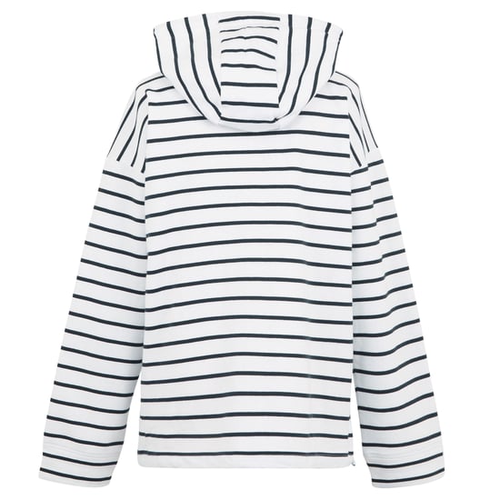 Regatta Womens/Ladies Bayletta II Striped Full Zip Hoodie (White/Navy) - Image 2