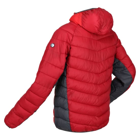 Regatta Mens Harrock Puffer Jacket (Dark Red/Chinese Red) - Image 3