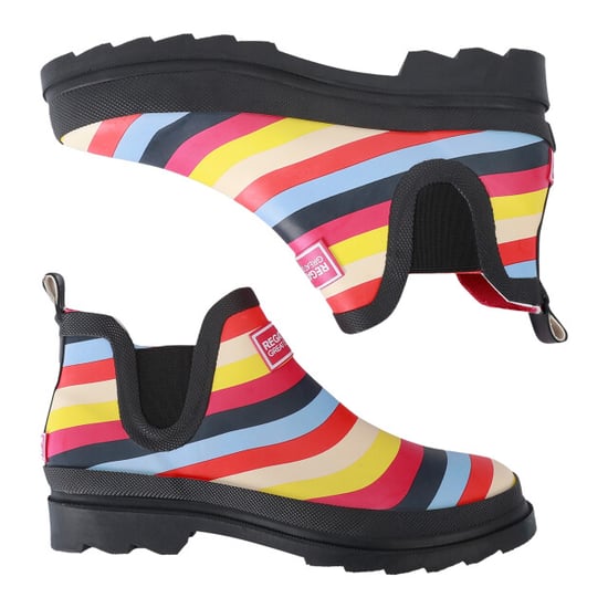 Regatta Great Outdoors Womens/Ladies Harper Low Cut Wellington Boots (Multicoloured Stripe) - Image 4