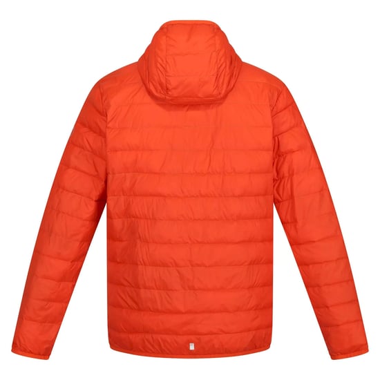Regatta Mens Hillpack Hooded Lightweight Jacket (Rusty Orange) - Image 2