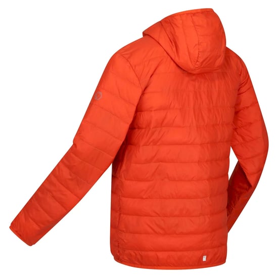 Regatta Mens Hillpack Hooded Lightweight Jacket (Rusty Orange) - Image 4