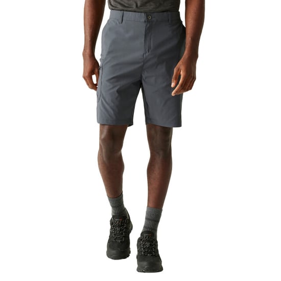 Regatta Mens Dalry Multi Pocket Shorts (Seal Grey) - Image 4