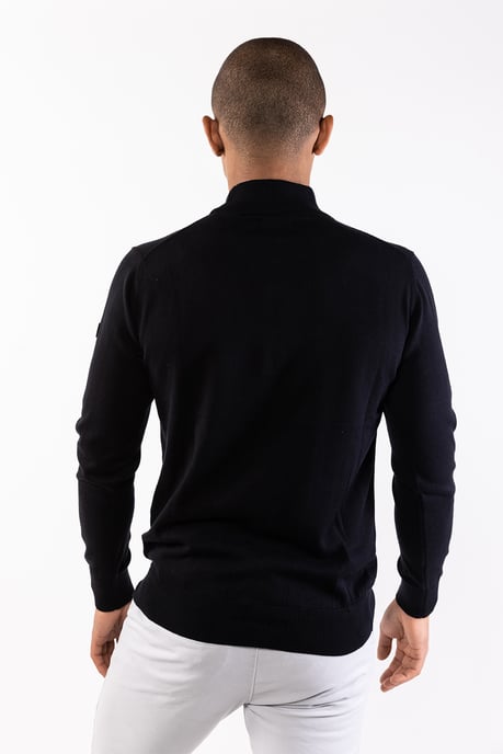 Presly & Sun Jersey Jordan Mock Turtle Pullover Negro - Image 3