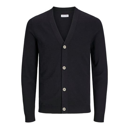 Jack & Jones Chaqueta Emil Chaqueta de punto con botones Negro - Image 1