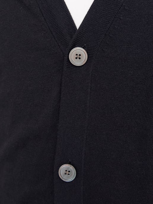 Jack & Jones Chaqueta Emil Chaqueta de punto con botones Negro - Image 4
