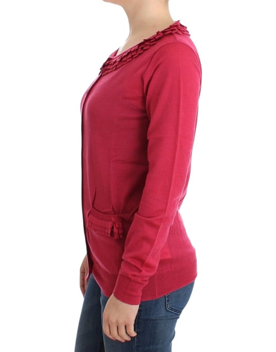 Suéter de Cardigan con Volantes - Image 3