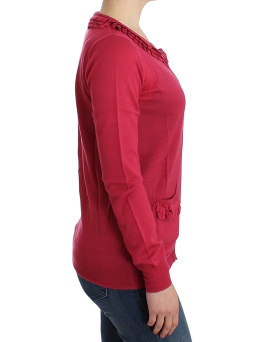 Suéter de Cardigan con Volantes - Image 4