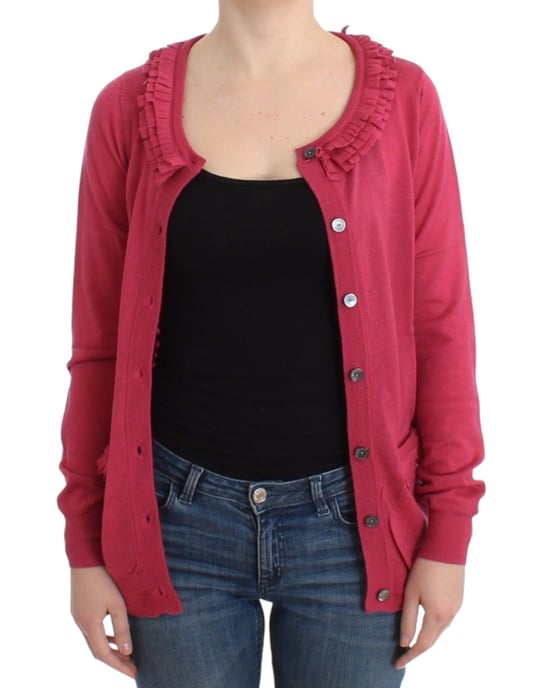Suéter de Cardigan con Volantes - Image 6