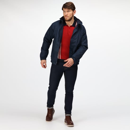 Regatta Dover Waterproof Windproof Jacket (Thermo-Guard Insulation) (Navy/Navy) - Image 4