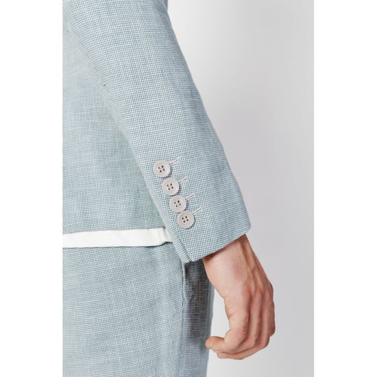 Blazer de Lino Ajustado Modelo - Image 5