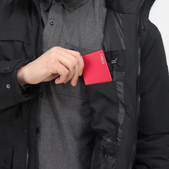 Regatta Mens Volter Waterproof Insulated Parka (Black) - Image 4