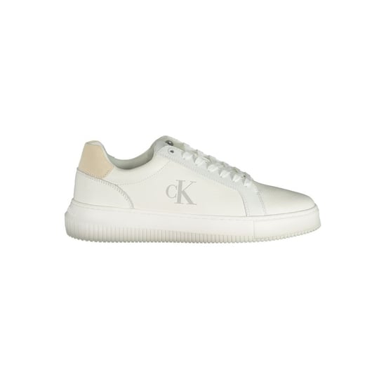 Zapatilla Plataforma de Cuero Blanca Kw0kw00327 - Image 2