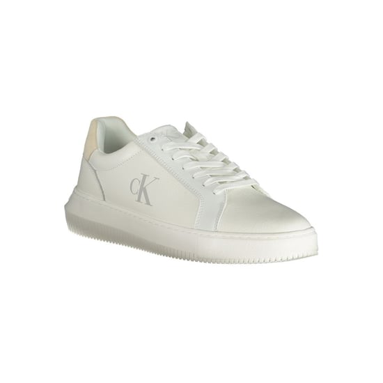 Zapatilla Plataforma de Cuero Blanca Kw0kw00327 - Image 3