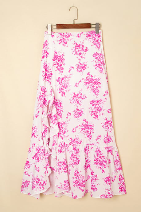 Falda Midi con Volantes Florales - Image 4