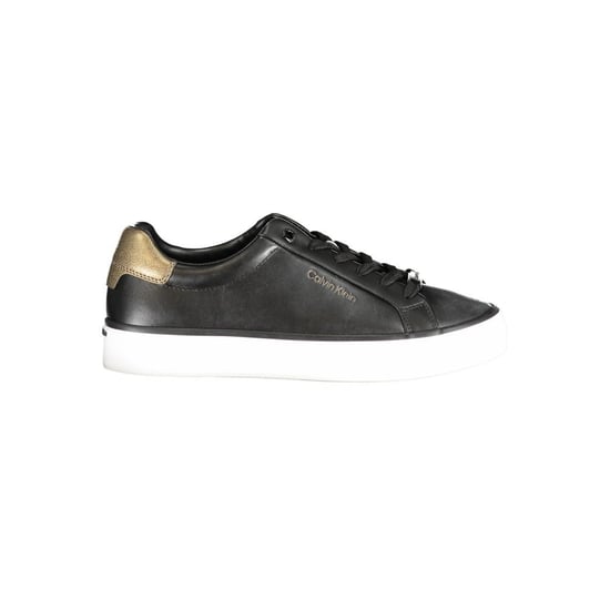 Zapatillas Leona Estilo Casual Negro y Dorado - Image 1