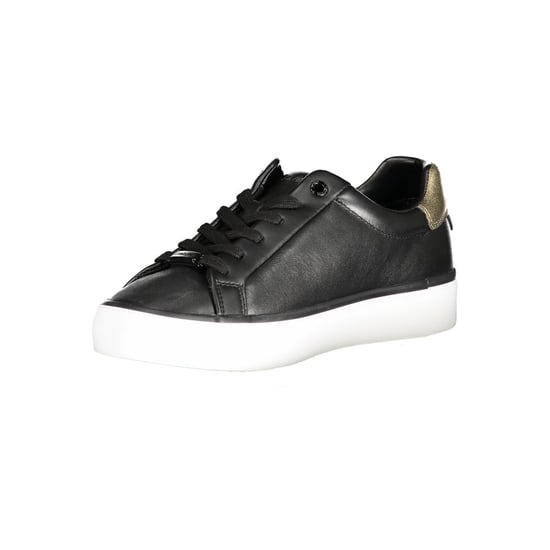Zapatillas Leona Estilo Casual Negro y Dorado - Image 3