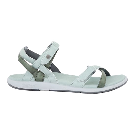 Regatta Great Outdoors Womens/Ladies Lady Santa Cruz Open Toe Sandals (Glacier Green/Four Leaf Clover) - Image 1