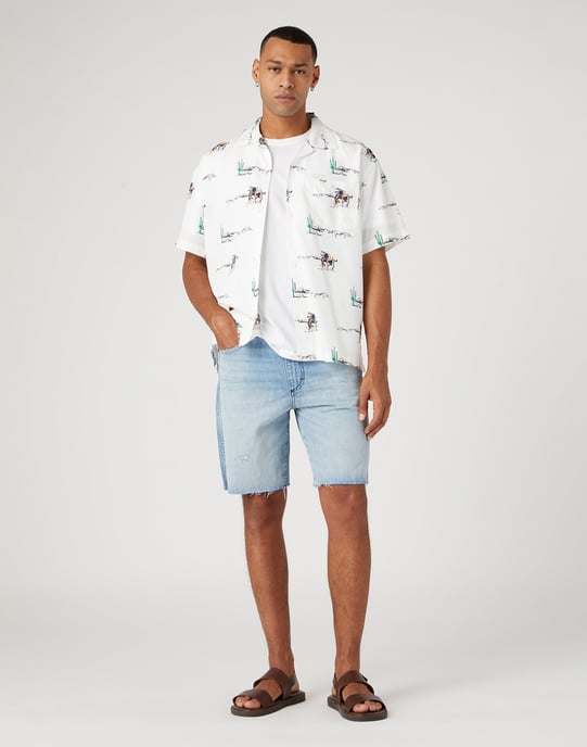 GB - Wrangler - RESORT SHIRT WORN IN WHITE - Image 3
