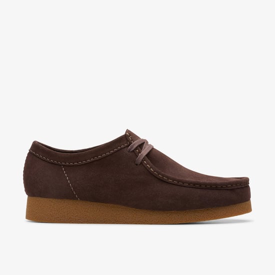 Zapatos WallabeeEVO de ante marrón oscuro - Image 1