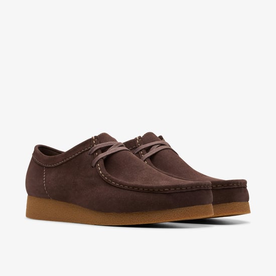 Zapatos WallabeeEVO de ante marrón oscuro - Image 4