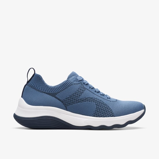 Zapatillas de punto de mezclilla azul Circuit Tie - Image 1