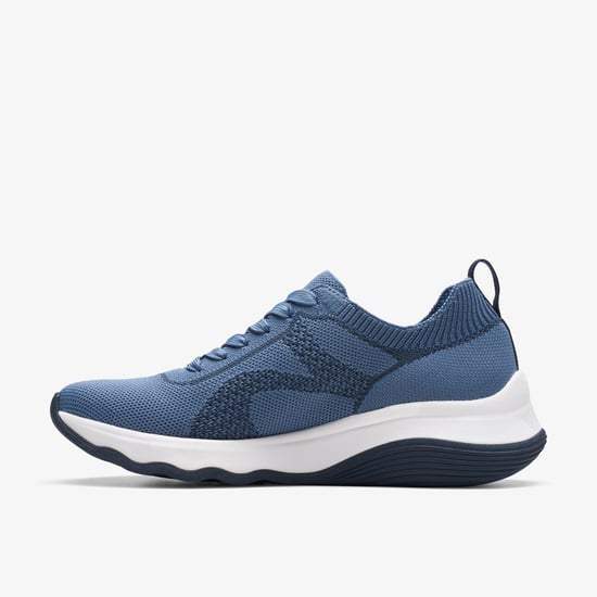Zapatillas de punto de mezclilla azul Circuit Tie - Image 2