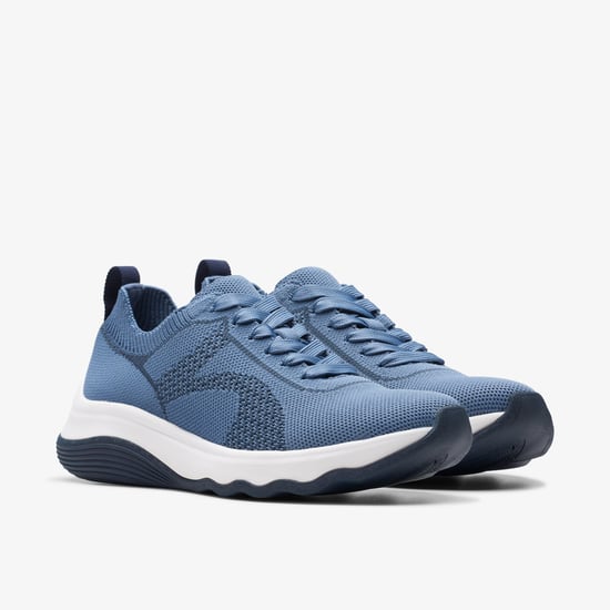 Zapatillas de punto de mezclilla azul Circuit Tie - Image 4