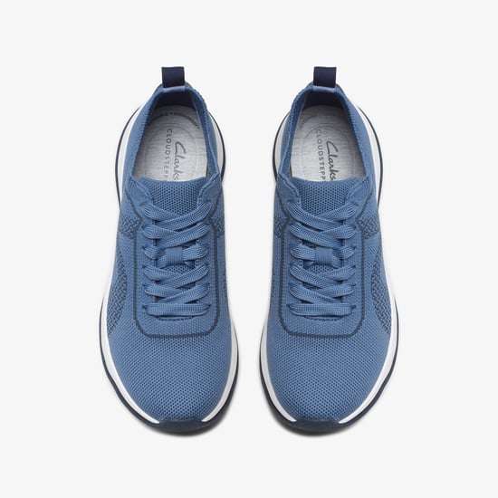 Zapatillas de punto de mezclilla azul Circuit Tie - Image 6