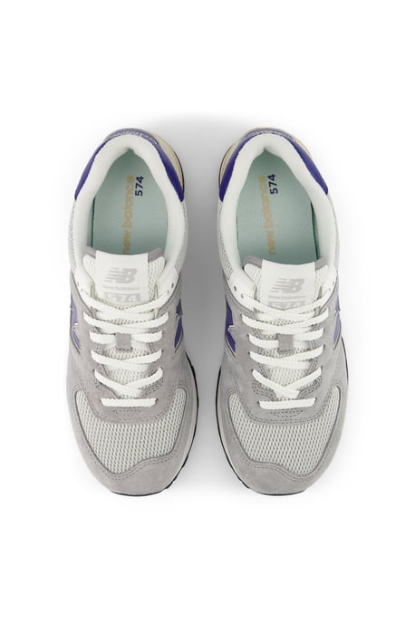 New Balance 574 Trainer Slate Grey/Rain Cloud - Image 3