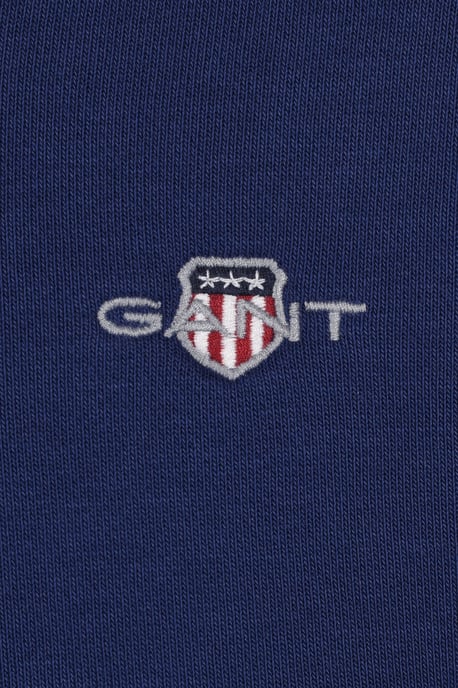 Gant Reg Shield Half Zip Sweatshirt Persian Blue - Image 3